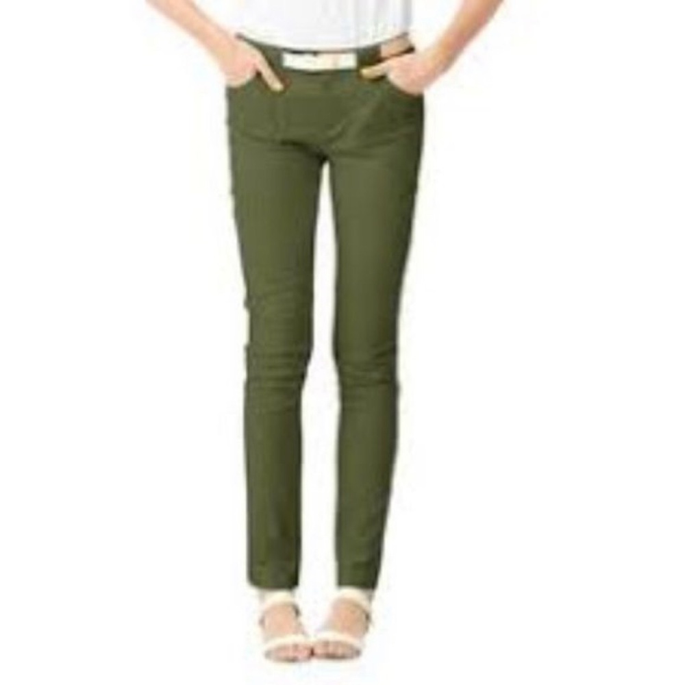 Kate Spade Saturday Womens Cropped Ankle Chino Pants Green Size 4
